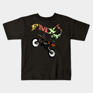 motocross fmx Kids T-Shirt